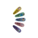 گیره انبری دوتایی کارتون با طرحهای فانتزی و رنگهای شاد، سبک و بادوام مناسب استایل دخترانه و روزانه