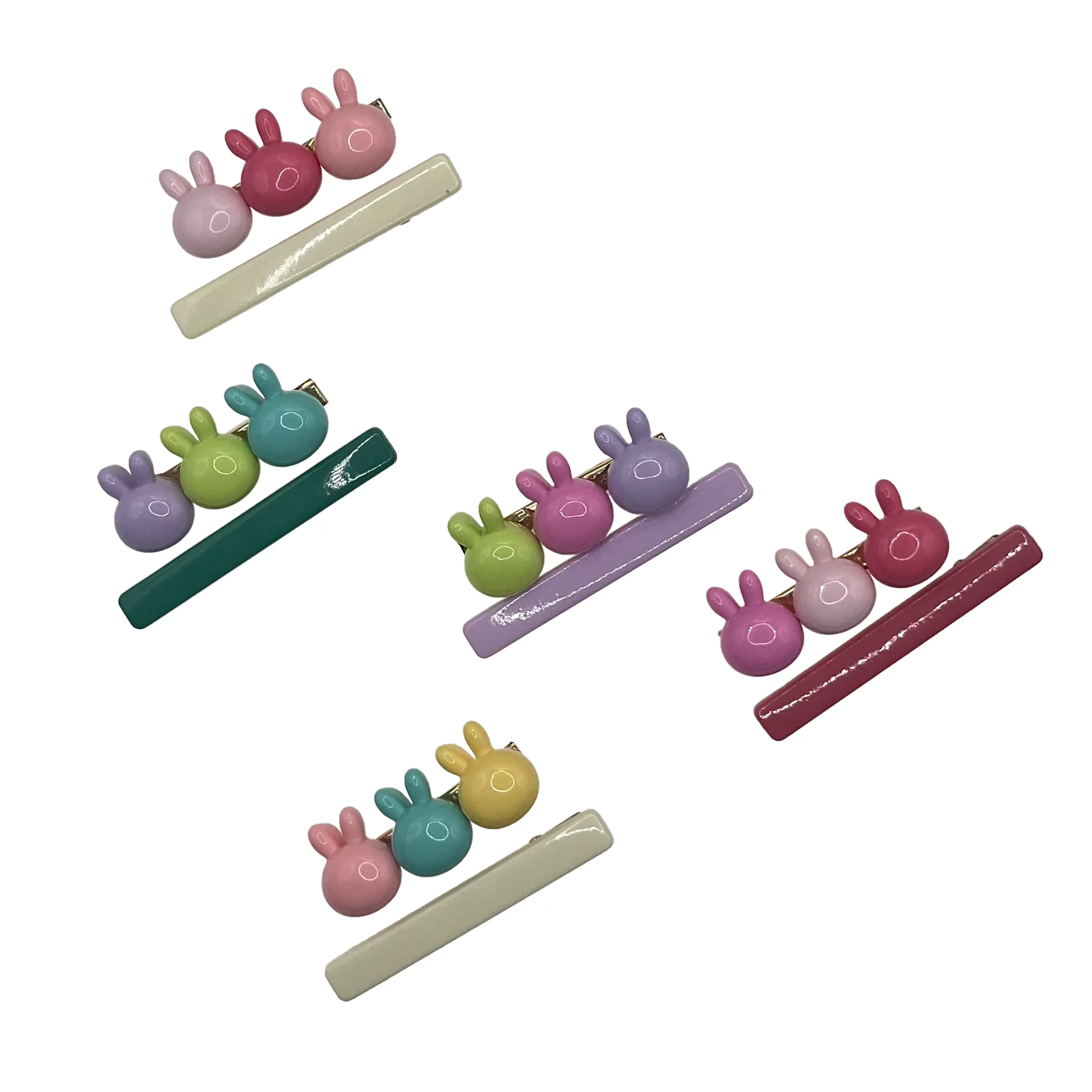 گیره ست دوتایی مدل خرگوشک آدامسی