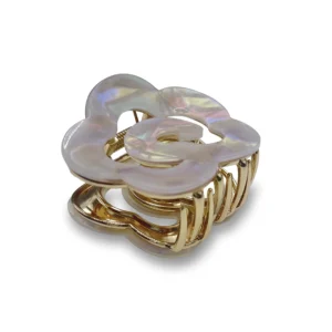 کلیپس مو طلایی طرح گل رز سایز متوسط