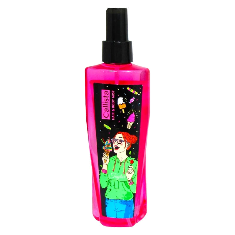 بادی اسپلش زنانه کالیستا مدل تیلر با رایحه شیرین حجم 200 میلیلیتر