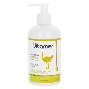 کرم آبرسان ویتامر مدل شترمرغ، مرطوب‌کننده و ترمیم‌کننده پوست خشک و حساس