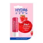 بالم لب هیدرودرم مدل توت فرنگی با ویتامین E و روغن بادام، نرمکننده و مرطوبکننده لبها