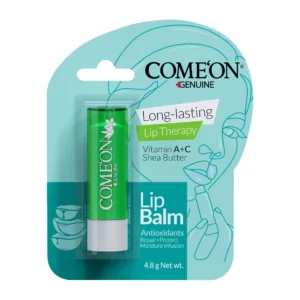 بالم لب کامان مدل آلوئه ورا با آبرسانی عمقی و ویتامین E، نرم‌کننده و محافظ لب‌ها