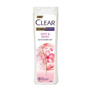 شامپو ضد شوره بانوان کلییر مدل شکوفه گیلاس، نرم‌کننده و درخشان‌کننده مو با حجم ۴۰۰ میلی‌لیتر
