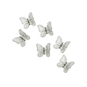 کلیپس سه‌تایی طرح مونارک ۲ سفید براق، سبک و مناسب برای استایل روزمره و مینیمال