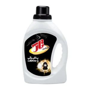 مایع مشکین‌شوی تاژ مدل Keratin یک‌کیلویی، مخصوص لباس‌های مشکی با محافظت رنگ و بافت