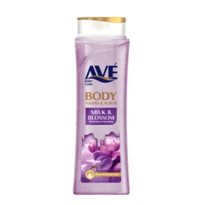 شامپو اسکراب صورت و بدن اوه مدل Milk And Blossom وزن 380 گرم با رایحه شیر و شکوفه